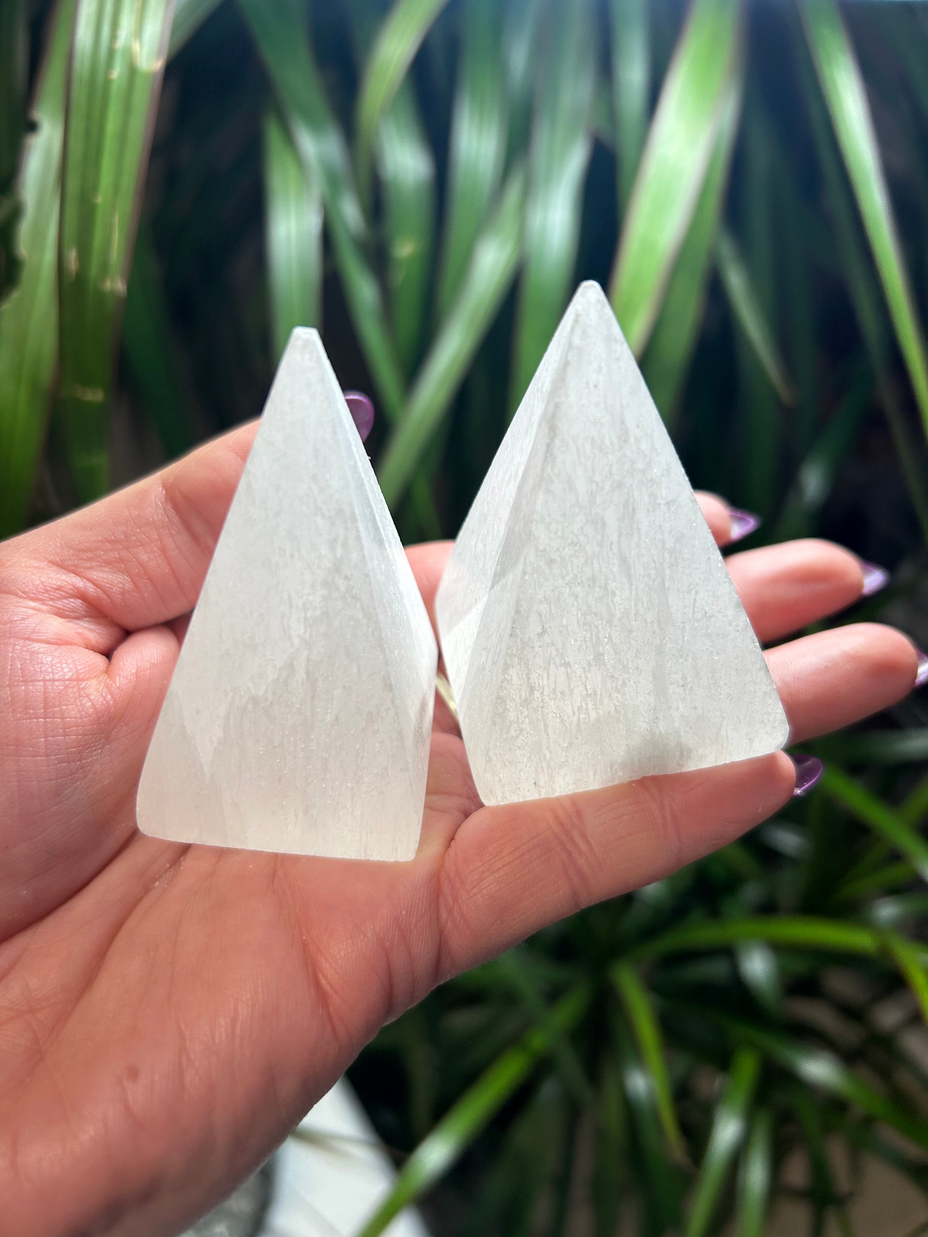 Selenite Pyramids Mountain Mineral Market